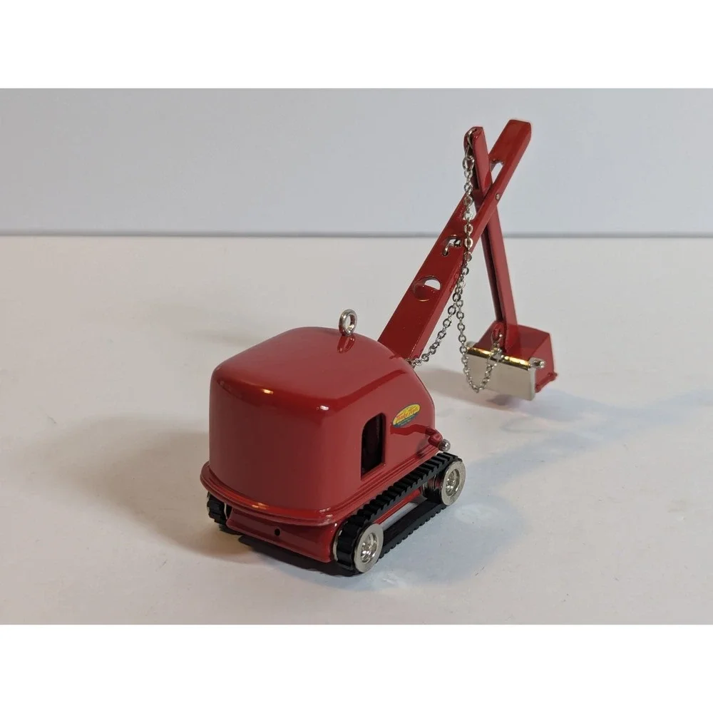 2001 Hallmark - TONKA - 1955 STEAM SHOVEL ornament - DIE-CAST